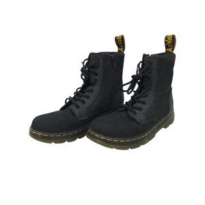 Dr Martens Combs Lace Up Fashion Boot Kids Size US 3 UK 2 EU 34 Side Zip Black